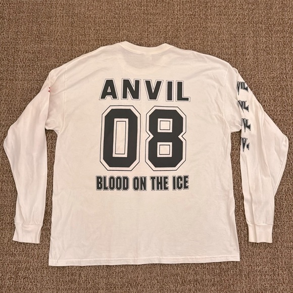 SIGNED Anvil Blood On The Ice Long Sleeve Shirt - Picture 2 of 6